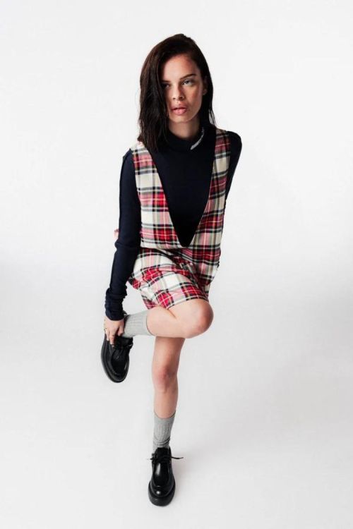 Johny Dress Checkered  (BOBV-CHECK1) - UNO Knokke