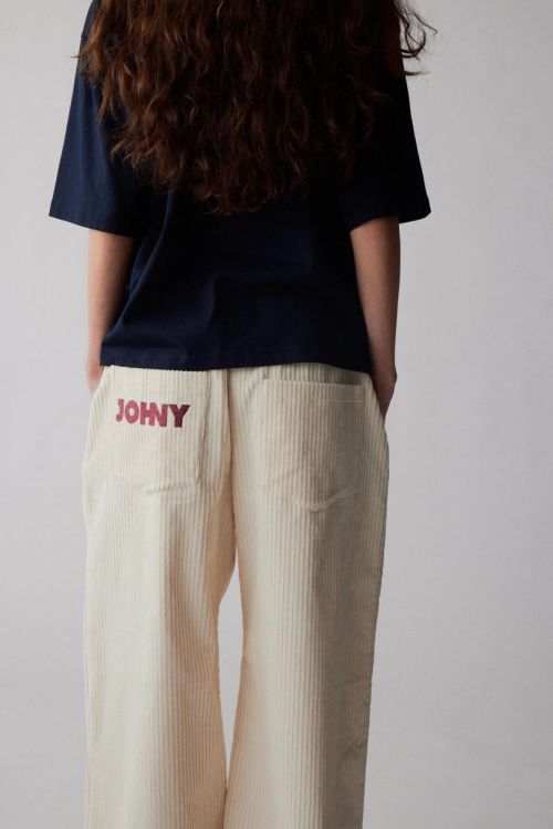 Johny Pant Rib Elastic (AYO-BEIGE) - UNO Knokke