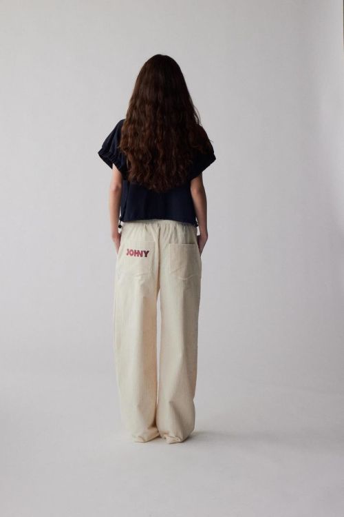 Johny Pant Rib Elastic (AYO-BEIGE) - UNO Knokke