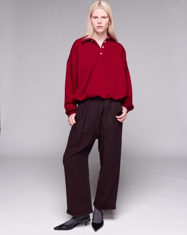 Johny Pant Used Elastic (ANDRE-BURGUNDY) - UNO Knokke