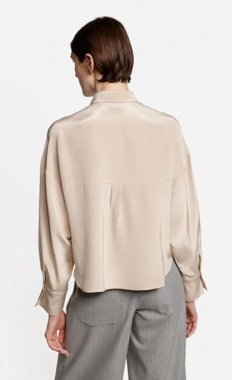 Kiefermann Blouse Silk Boxy (HAIZENA-191BEIGE) - UNO Knokke