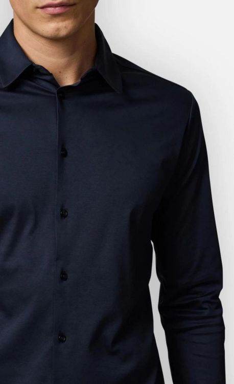 Kiefermann MEN Hemd Jersey (PIUS434-22190-379NAVY) - UNO Knokke