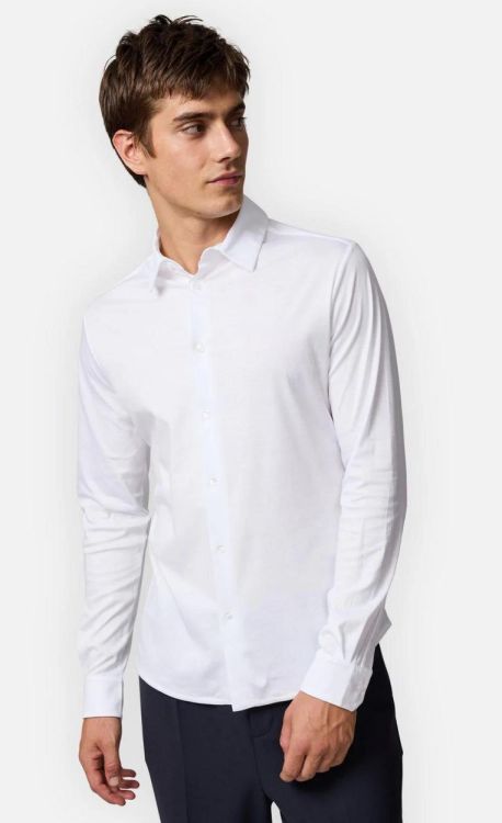 Kiefermann MEN Hemd Jersey (PIUS434-22190-1WHITE) - UNO Knokke