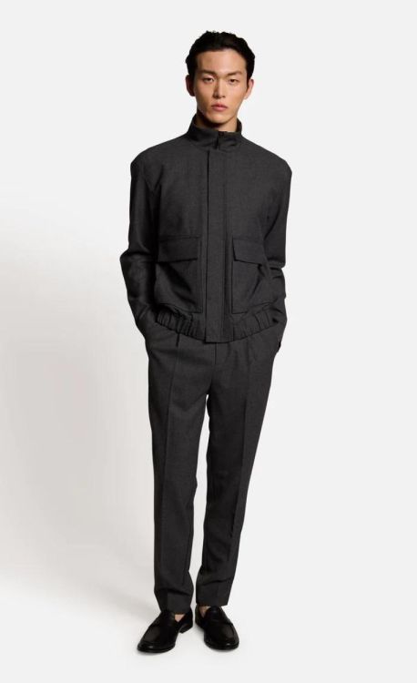 Kiefermann MEN Pant Classic (DUSTINOPANTS-088GREYMELANGE) - UNO Knokke