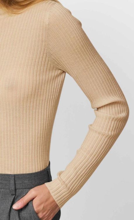 Kiefermann Sous Pull Rib (BALIDA-191BEIGE) - UNO Knokke