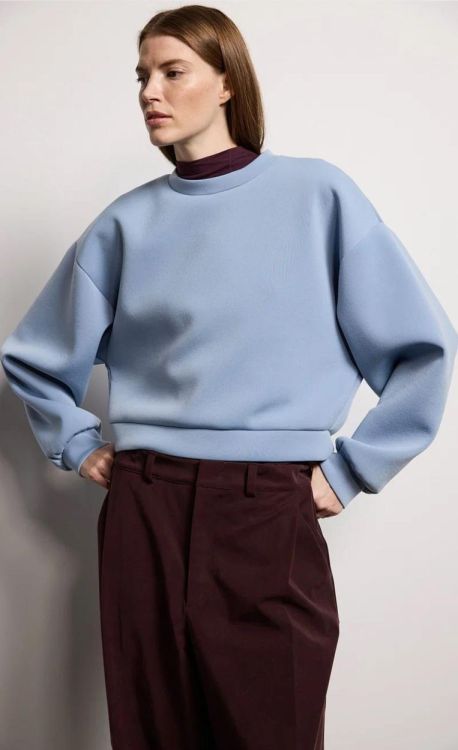 Kiefermann Sweater Cropped (DIANTHEA-241SMOKEBLUE) - UNO Knokke