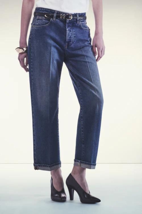 Liviana Conti Jeans Cropped Wide (F5WY62-Z74) - UNO Knokke