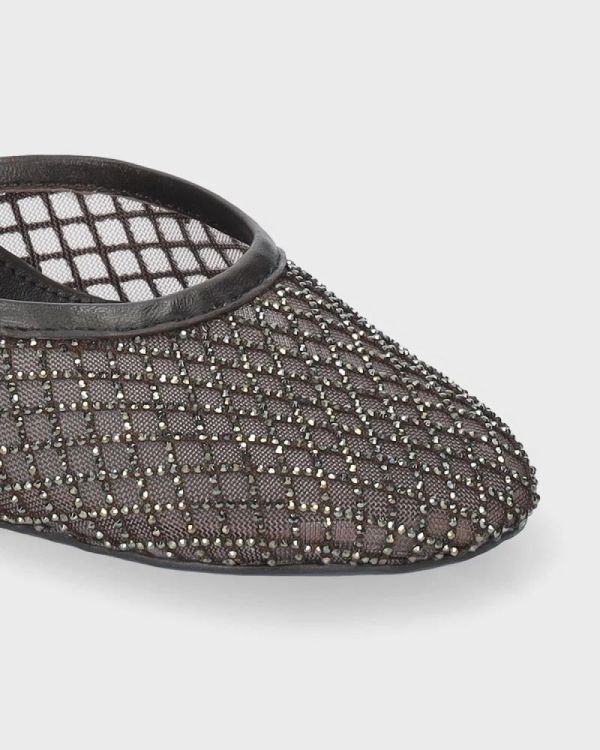 Lolacruz Pump Mesh (170Z02BK-CHOCOLATE) - UNO Knokke