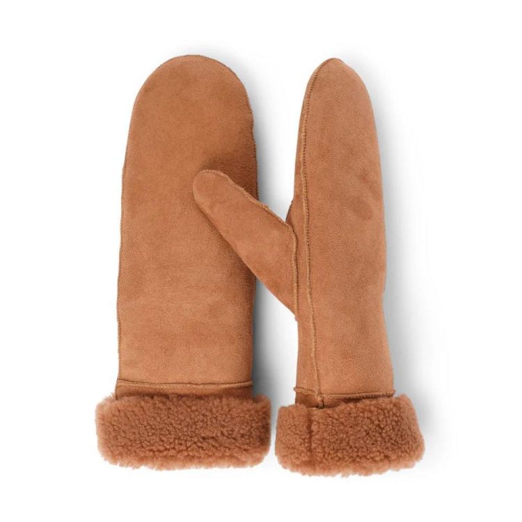 Lovelies Gloves Mouton (BEL1235-AMBERBROWN) - UNO Knokke