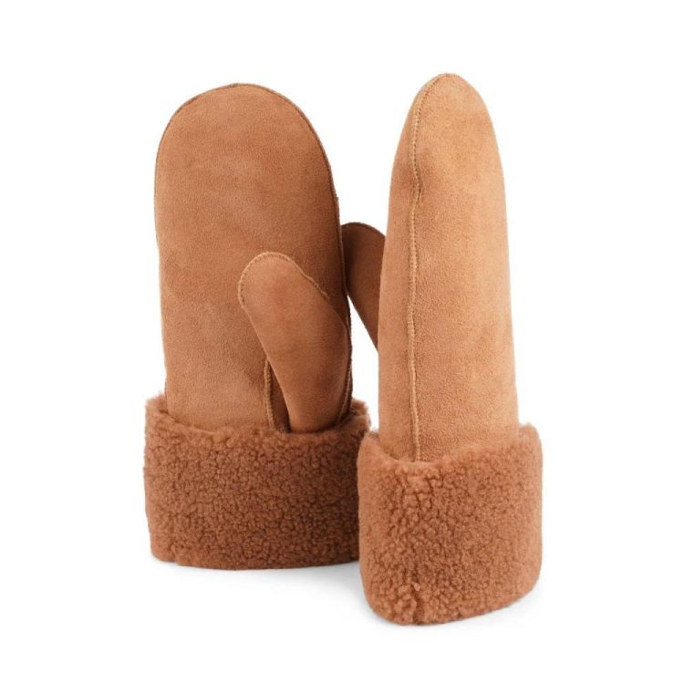 Lovelies Gloves Mouton (BEL1235-AMBERBROWN) - UNO Knokke