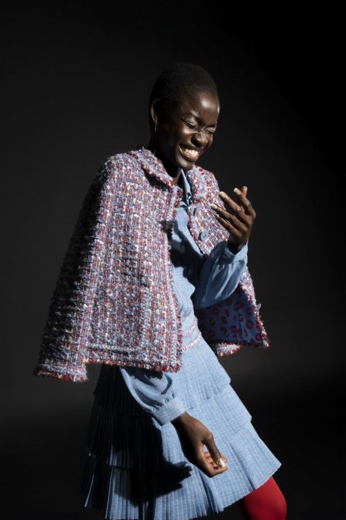 Maison Common Jacket Bouclet Paillet (5524-518-200JEANSBLUE) - UNO Knokke