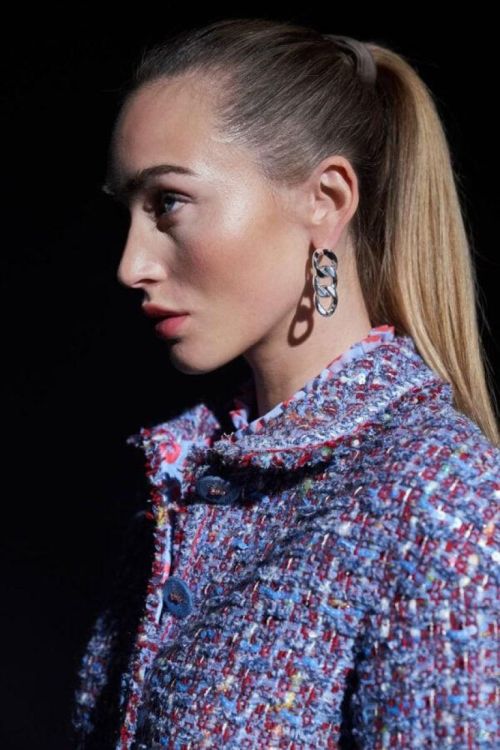 Maison Common Jacket Bouclet Paillet (5524-518-200JEANSBLUE) - UNO Knokke