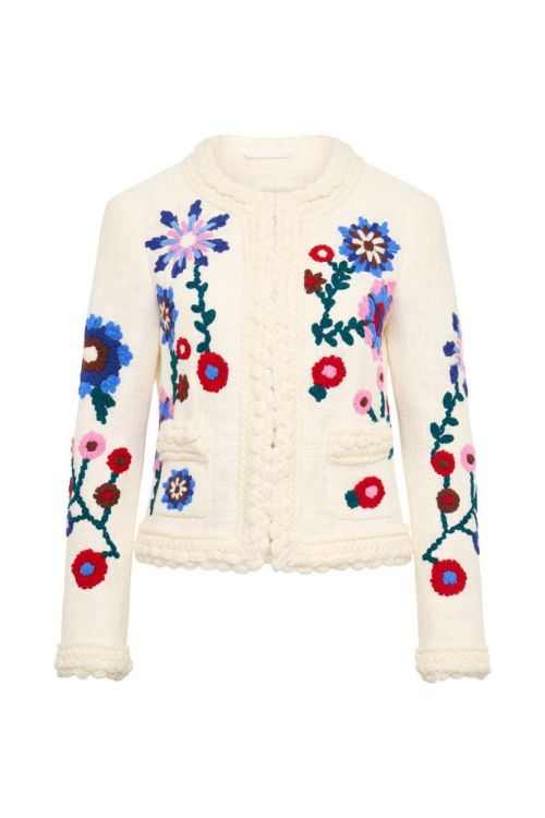 Maison Common Jacket Embroidery (5576-604-130OFFWHITE) - UNO Knokke