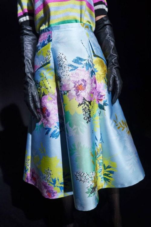 Maison Common Skirt Print (5343-571-410LIGHTBLUE) - UNO Knokke