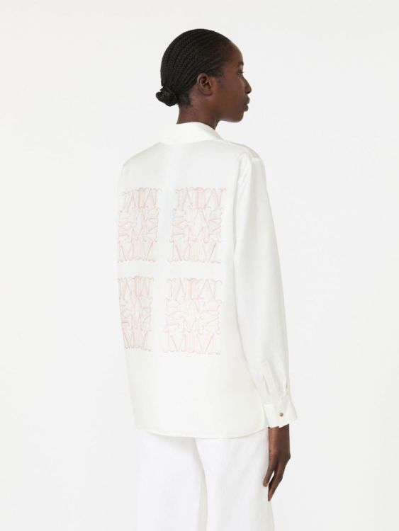MaxMara Blouse Silk Logo (MXMFILTRO-002) - UNO Knokke