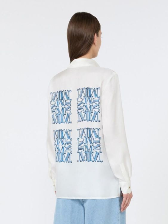 MaxMara Blouse Silk Logo (MXMFILTRO-001) - UNO Knokke