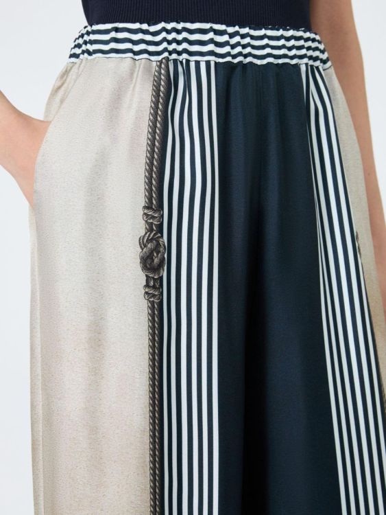 MaxMara Pant Wide Silk Sailing (MXMCARABO-001) - UNO Knokke