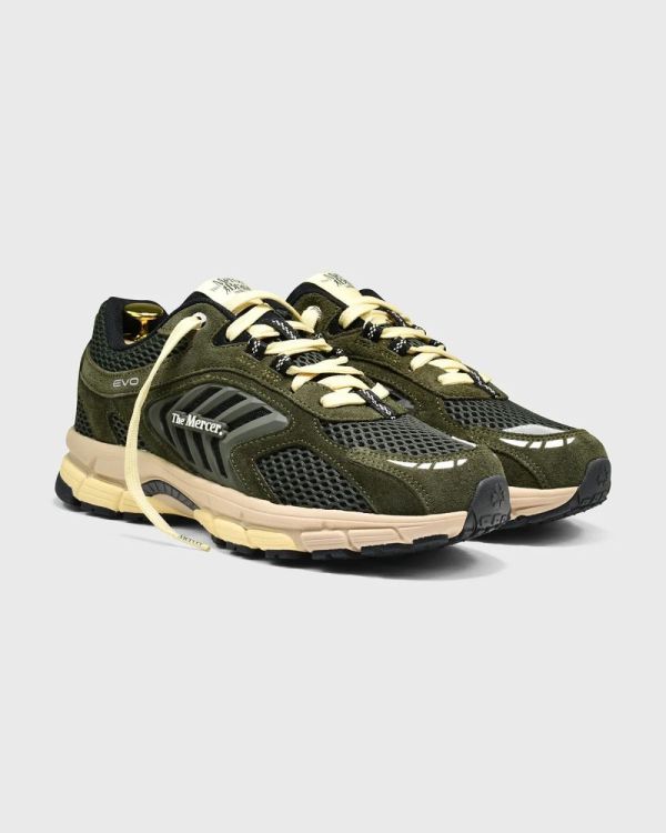 Mercer Men Sneaker The Re Run EVO Nubuck (ME263011-502ARMYGREEN) - UNO Knokke