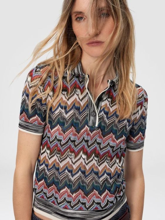 Missoni Polo  Zig Zag (DS25WN0B-BR012F-SM9R3) - UNO Knokke