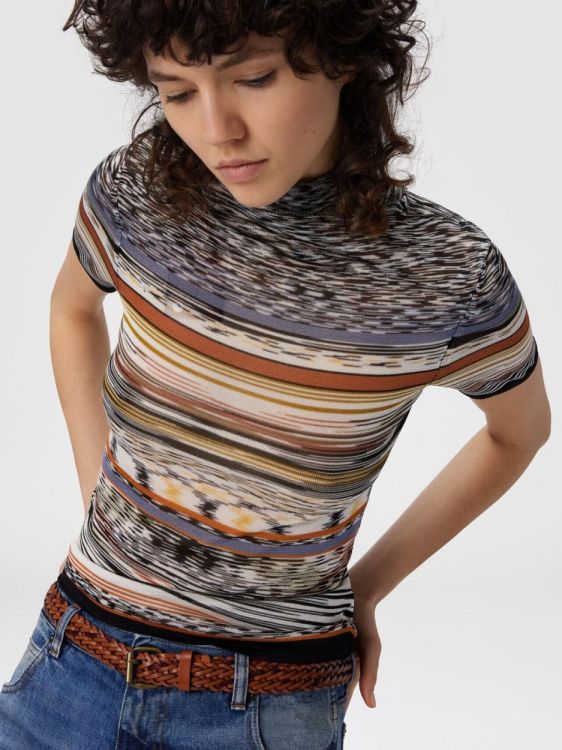 Missoni Sous Pull Short Sleeve (DS25WN18-BK01CA-FM147) - UNO Knokke