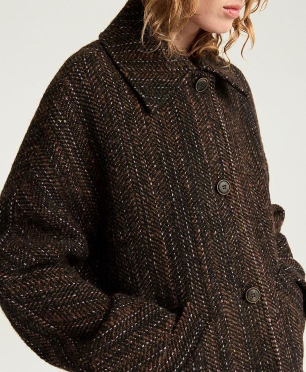 Momoni Jacket Tweed (LORD-9905NEROMULTI) - UNO Knokke