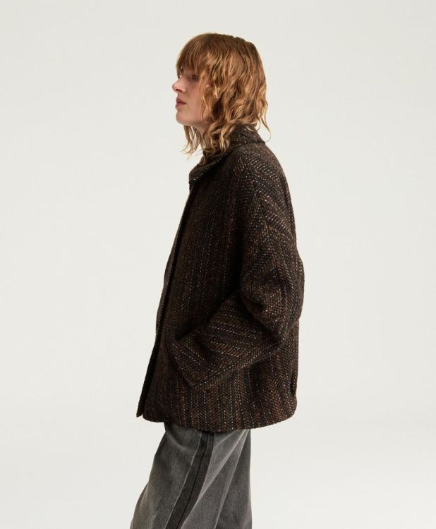 Momoni Jacket Tweed (LORD-9905NEROMULTI) - UNO Knokke