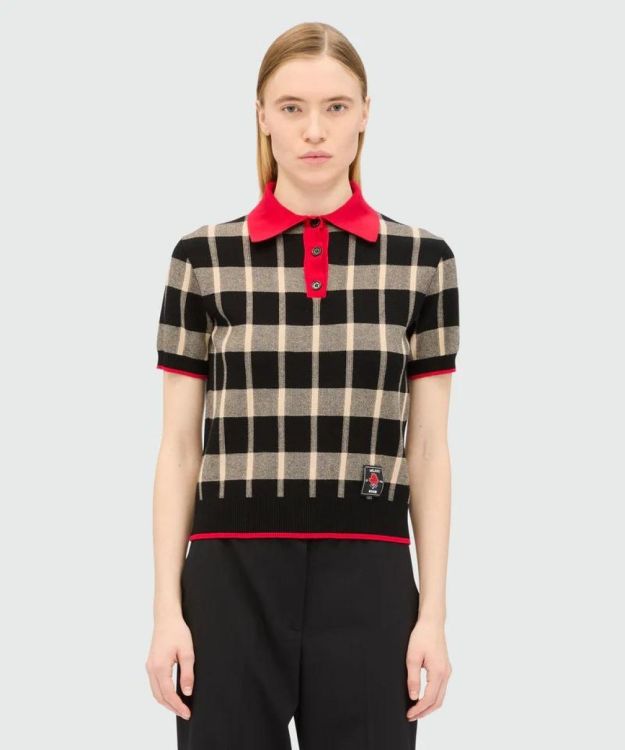 MSGM Polo Checkered (MDM198-99) - UNO Knokke