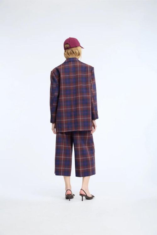 Munthe Blazer Oversized Check (CAKETTA-72PLUM) - UNO Knokke
