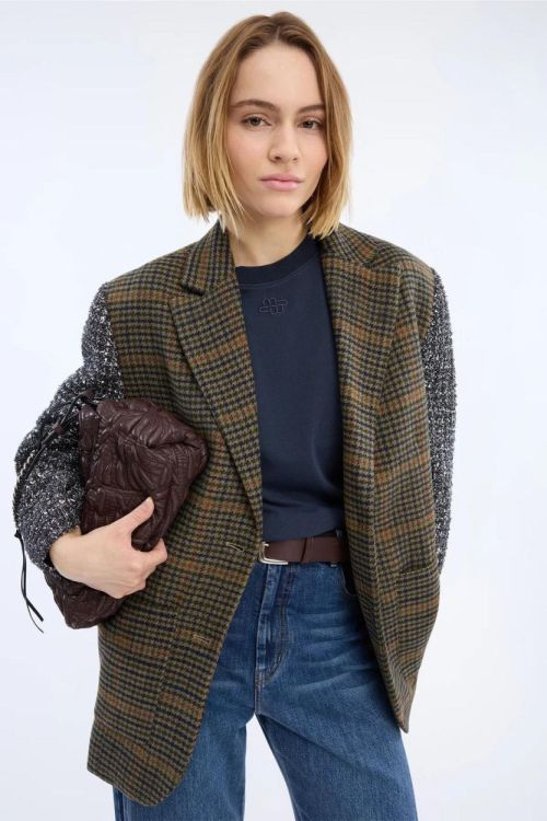 Munthe Blazer Oversized Check (AKETTA-63MOCCA) - UNO Knokke