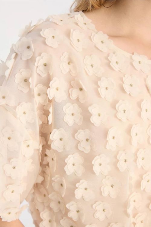 Munthe Blouse 3D Flower (BOSSI-54) - UNO Knokke