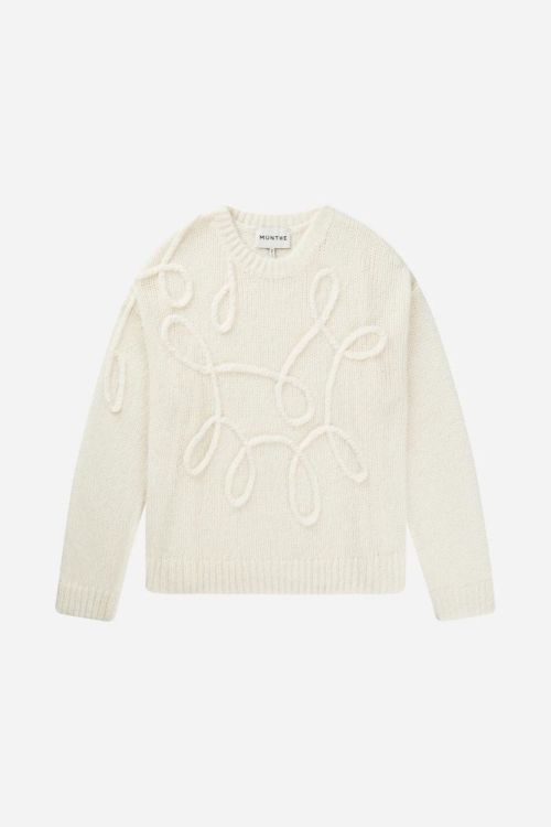 Munthe Pull Embroided  (TAHLIS-76IVORY) - UNO Knokke