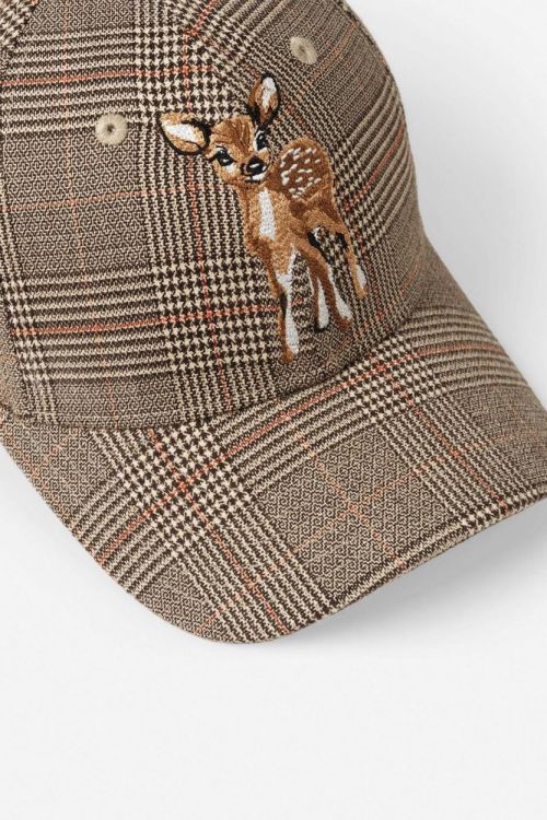 Munthe Cap Check Bambi (CORUL-38NATURE) - UNO Knokke
