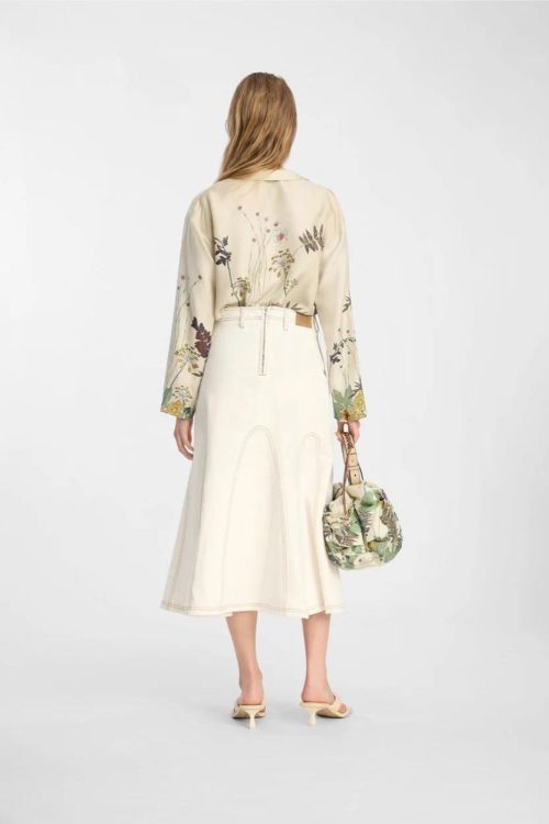 Munthe Jeansskirt Off White (BRAYLIN-76) - UNO Knokke