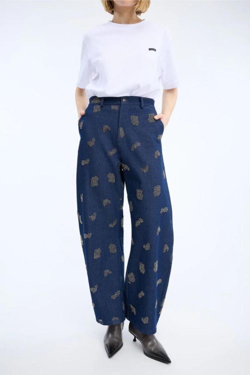 Munthe Pant Beads (VASLER-46NAVY) - UNO Knokke