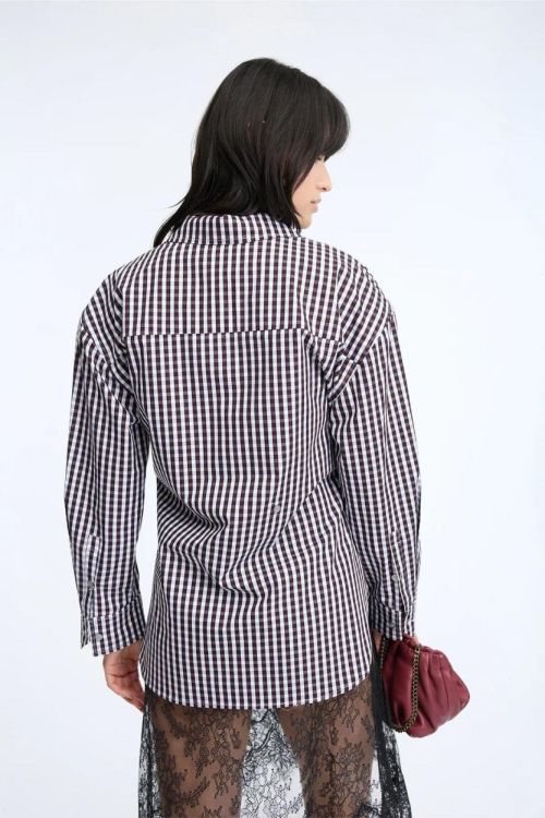 Munthe Shirt Check (CAROL-72PLUM) - UNO Knokke