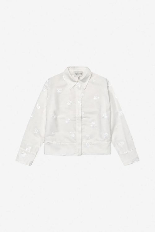 Munthe Shirt Flower Paillette (KASEIA-46IVORY) - UNO Knokke