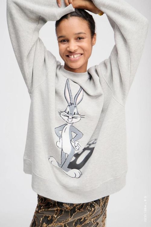 Munthe Sweater Bugs Bunny (LAMI-80LIGHTGREY) - UNO Knokke