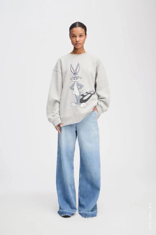 Munthe Sweater Bugs Bunny (LAMI-80LIGHTGREY) - UNO Knokke