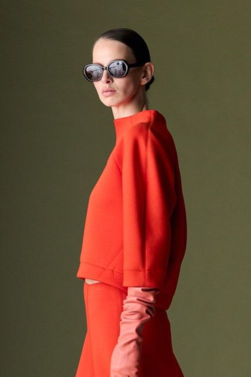 Natan Top Long Sleeve (FLASH-J8ZN01-274ORANGEEPICE) - UNO Knokke