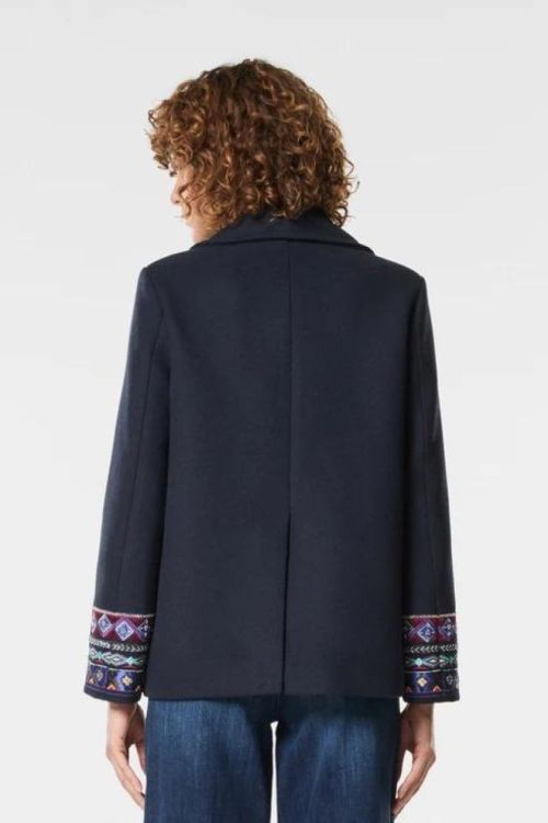 Nenette Caban Ebroided Sleeve (VROOM-0405) - UNO Knokke