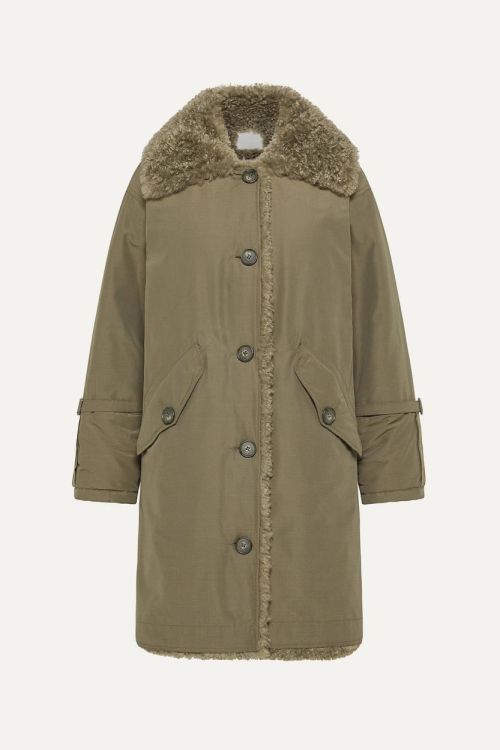 OOF Parka Mouton Rev. (JA9254-7272OLIVA) - UNO Knokke