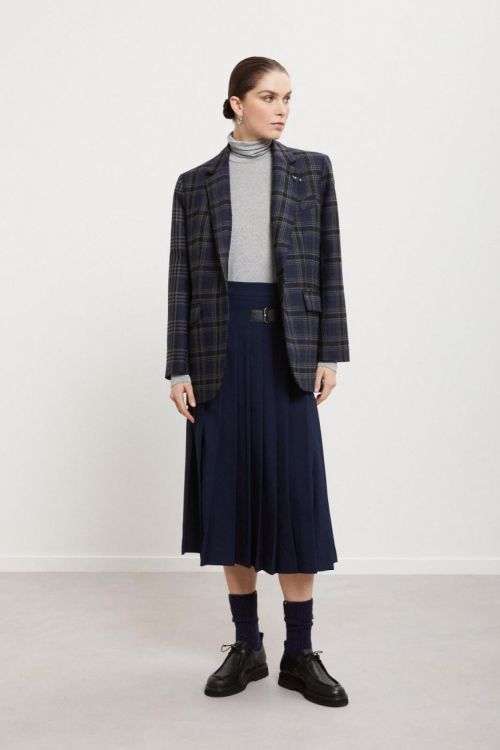 Ottodame Blazer Check Piercing (DG6184-Var.UNICA) - UNO Knokke