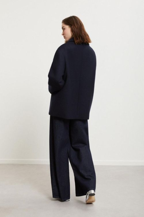 Ottodame Coat Double Breasted (DJ0064-NIGHT) - UNO Knokke