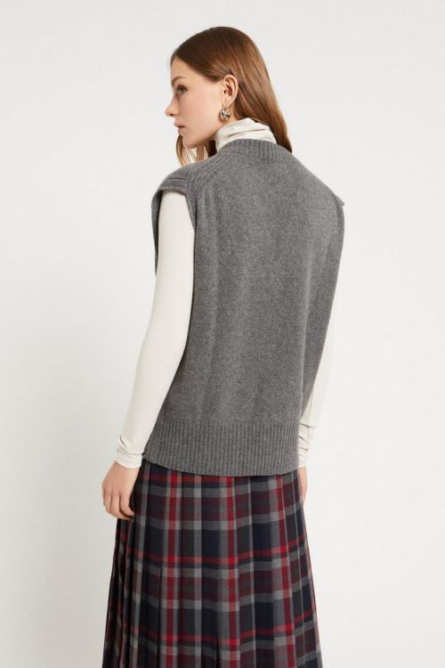 Ottodame Debardeur V-Neck (DK9279-GREY) - UNO Knokke