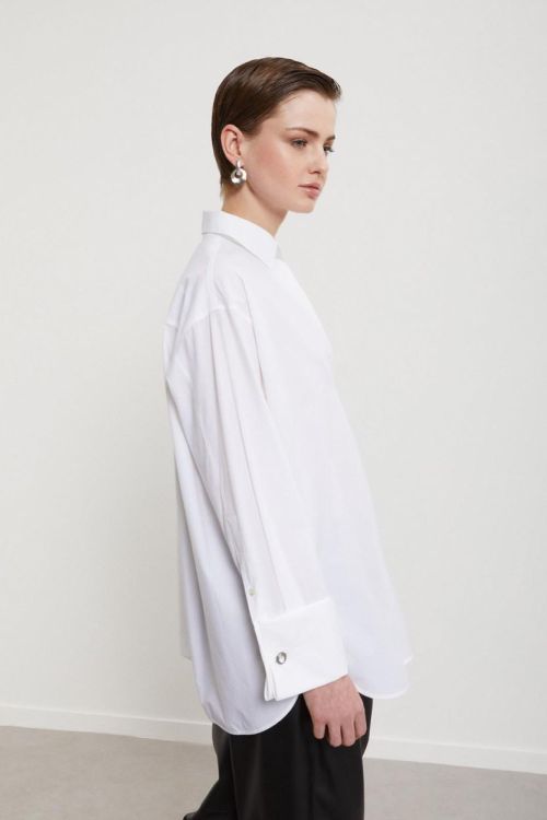 Ottodame Shirt Tunic (DC5147-BIANCO ) - UNO Knokke