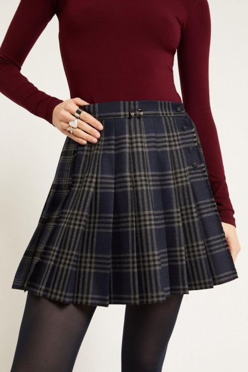 Ottodame Skirt Check Mini (DN6245-VAR.UNICA) - UNO Knokke