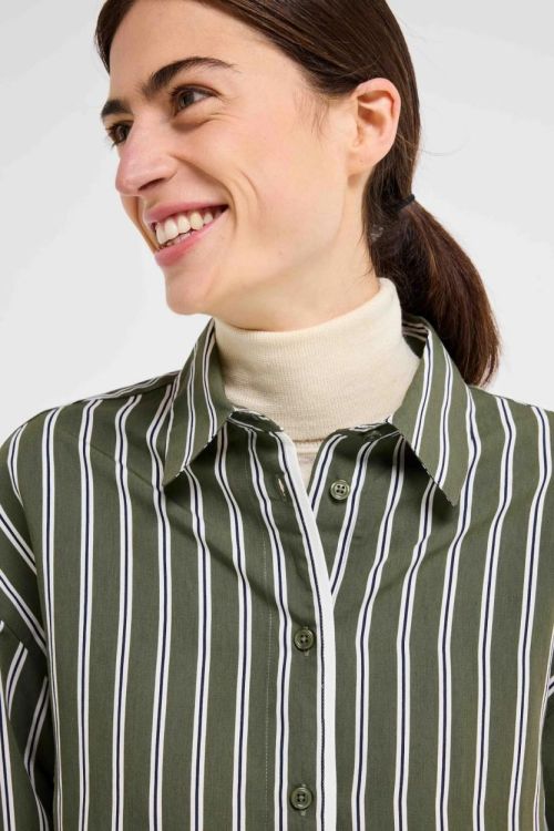 Our Sister Shirt Stripe (TOMLINSHIRT-KHAKI) - UNO Knokke