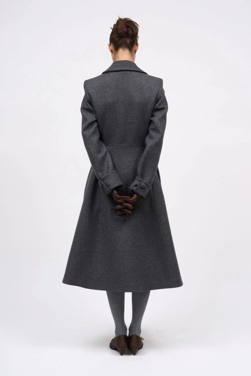 Paul & Joe Coat Taillé Double Breasted (YPRINCE-ANTHRACITE) - UNO Knokke