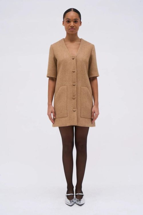 Paul & Joe Dress Cashmere Short (VALENTINE-BEIGE) - UNO Knokke