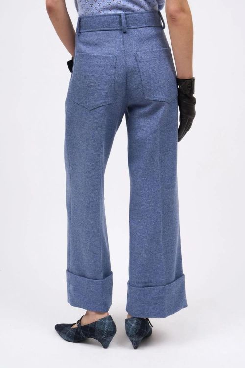 Paul & Joe Pant Cropped Bord (YBIGBOY-INDIGO) - UNO Knokke